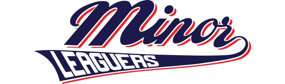 minor leaguers logo, dark