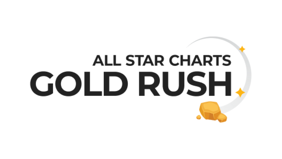 asc gold rush logo, dark