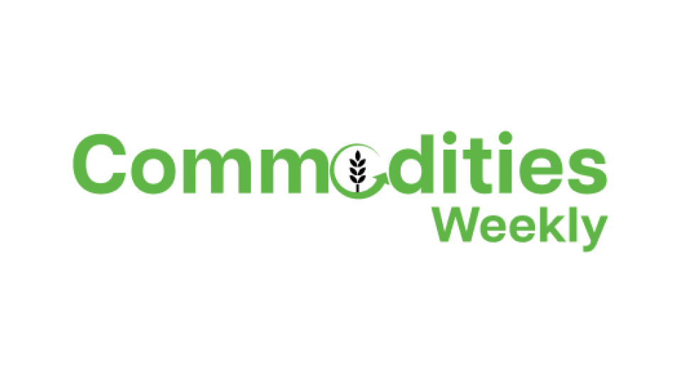 commodities weekly logo, green