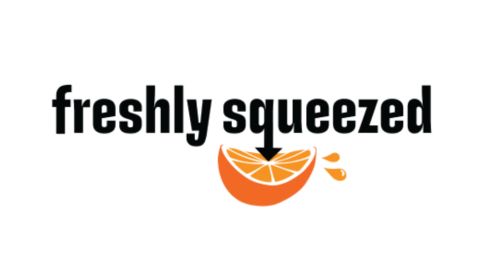Freshly Squeezed logo, dark